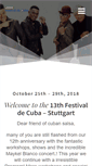 Mobile Screenshot of kuba-festival.com